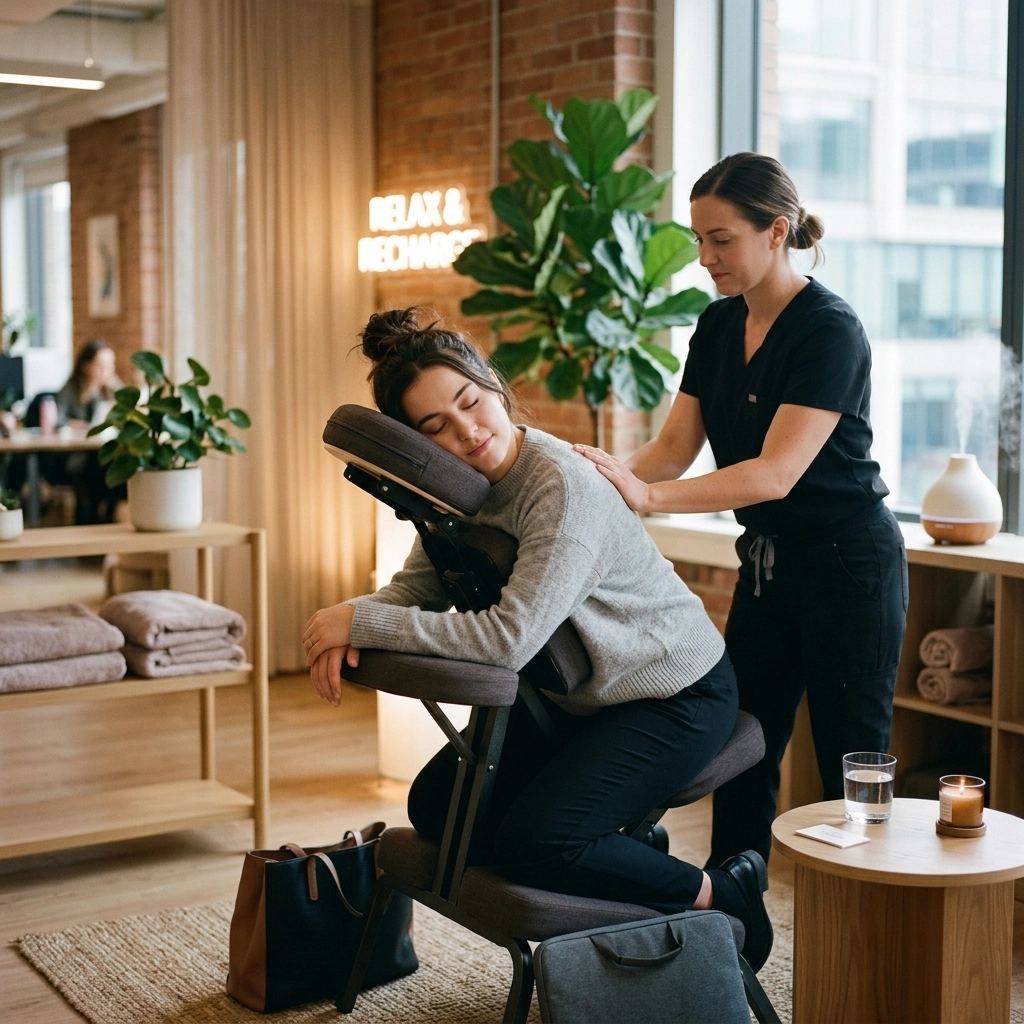 Why a Quick Chair Massage Near Me Will Change the Way You Tackle Your Workday